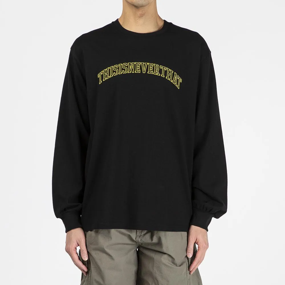 thisisneverthat ARC-Logo Long Sleeve T-shirt / Black