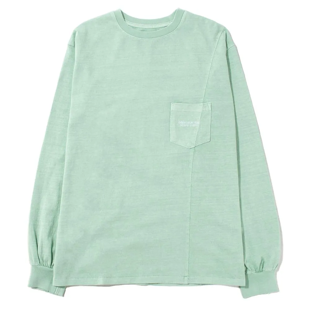 thisisneverthat Overdyed Pocket Long Sleeve T-shirt / Mint