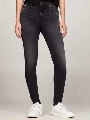 Tommy Jeans Nora Mid Rise Skinny Jeans - Denim Black