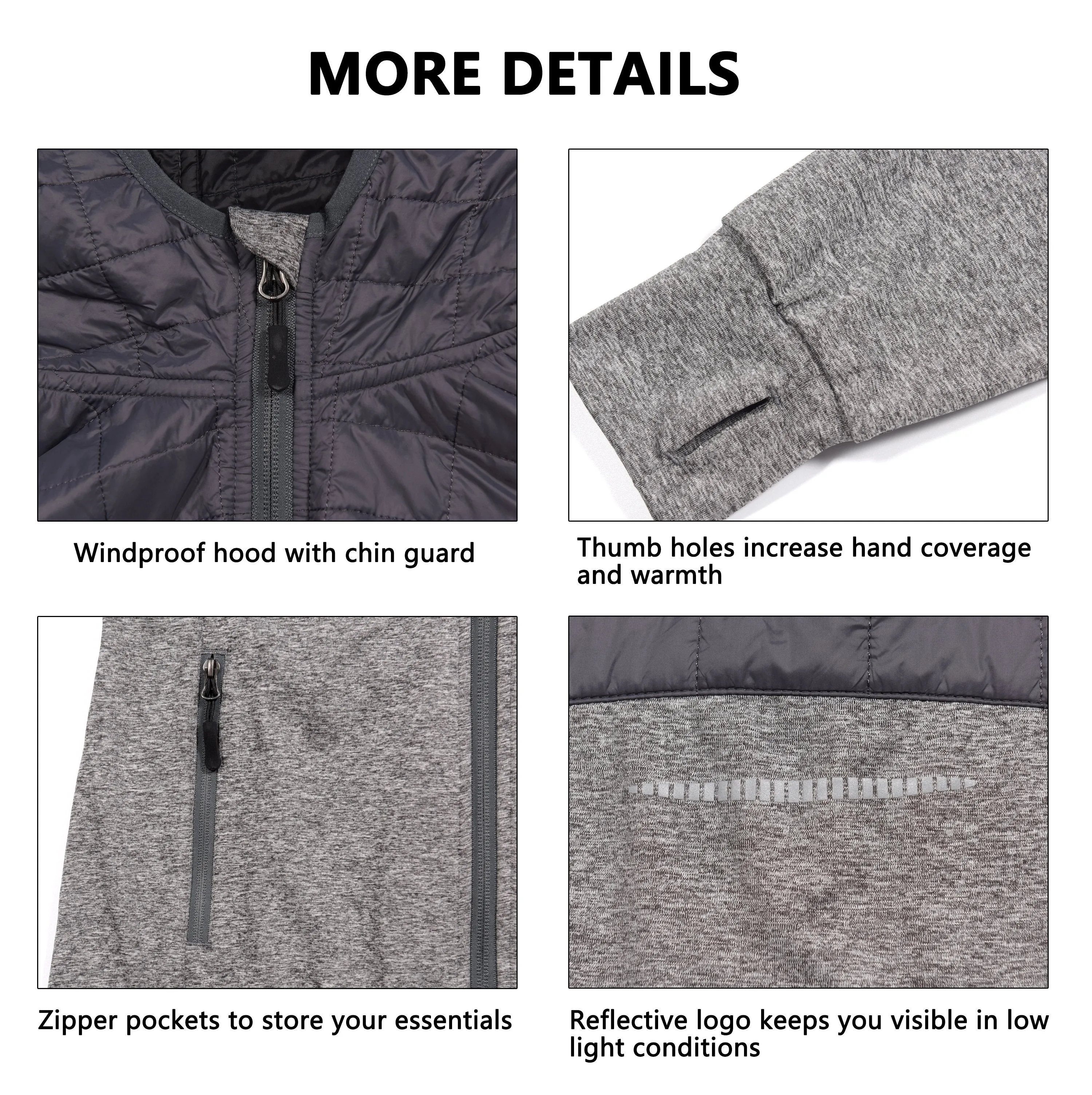 Women's  warm Lightweight Quick Dry Running Jacket